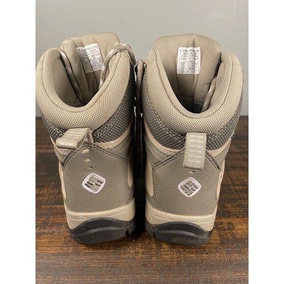 Columbia Newton Ridge Omni-Tech Waterproof Hiking Boots Women’s 7.5 Brown Tan - Picture 4 of 9